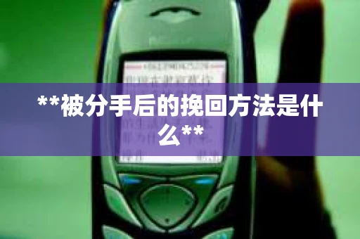 **被分手后的挽回方法是什么**