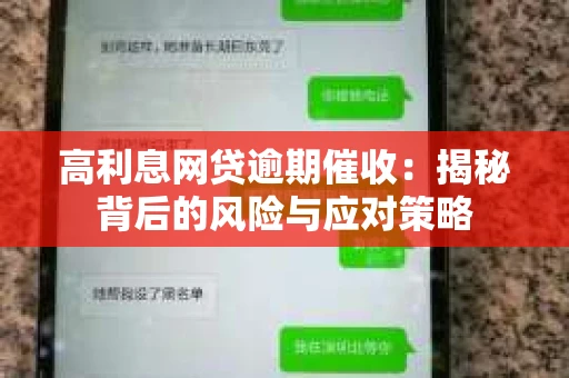 高利息网贷逾期催收：揭秘背后的风险与应对策略