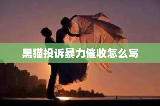 黑猫投诉暴力催收怎么写